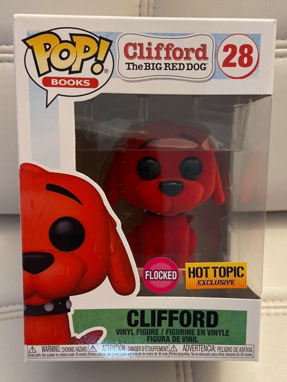 Clifford the Big Red Dog Flocked Funko Pop 28